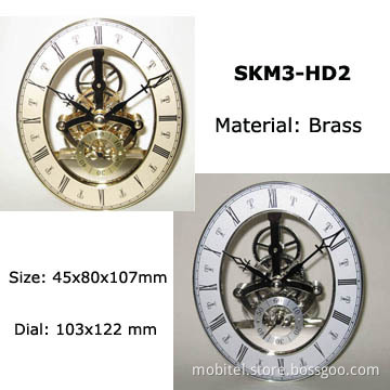 Metal Quartz Skeleton Clock Movement SKM3-HD2